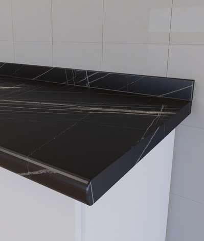 Esquina de cubierta Zenka en color Dark Marble Brillante